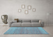 Machine Washable Abstract Light Blue Modern Rug in a Living Room, wshabs4782lblu