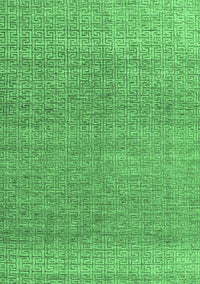 Abstract Emerald Green Modern Rug, abs4782emgrn