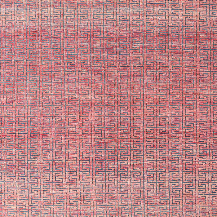 Square Abstract Pink Modern Rug, abs4782