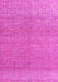 Machine Washable Abstract Pink Modern Rug, wshabs4782pnk