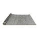 Sideview of Abstract Gray Modern Rug, abs4782gry