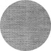 Round Machine Washable Abstract Gray Modern Rug, wshabs4783gry