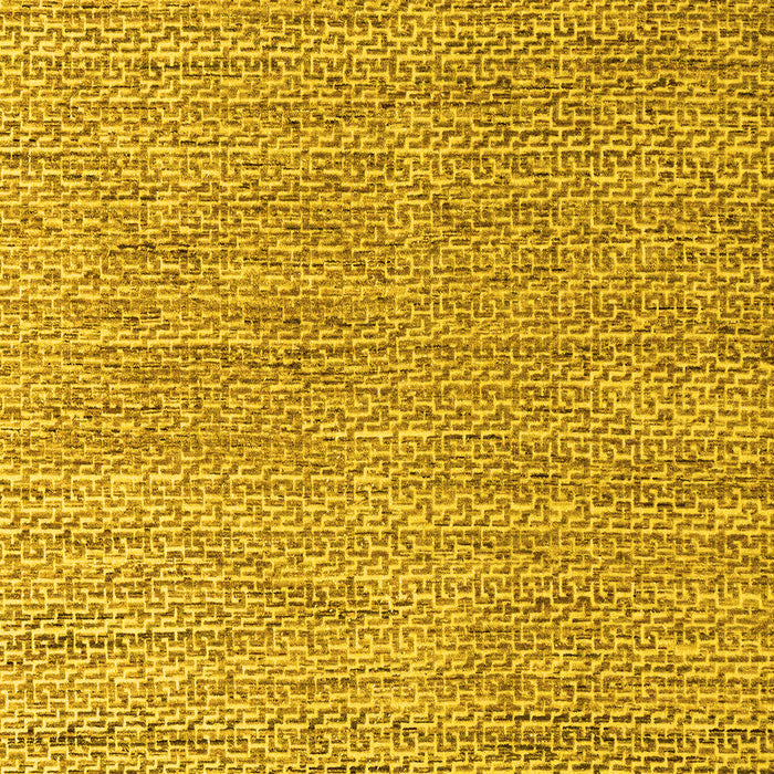 Machine Washable Abstract Yellow Modern Rug, wshabs4783yw