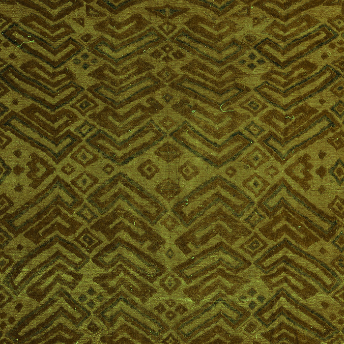 Abstract Green Modern Rug, abs4784grn