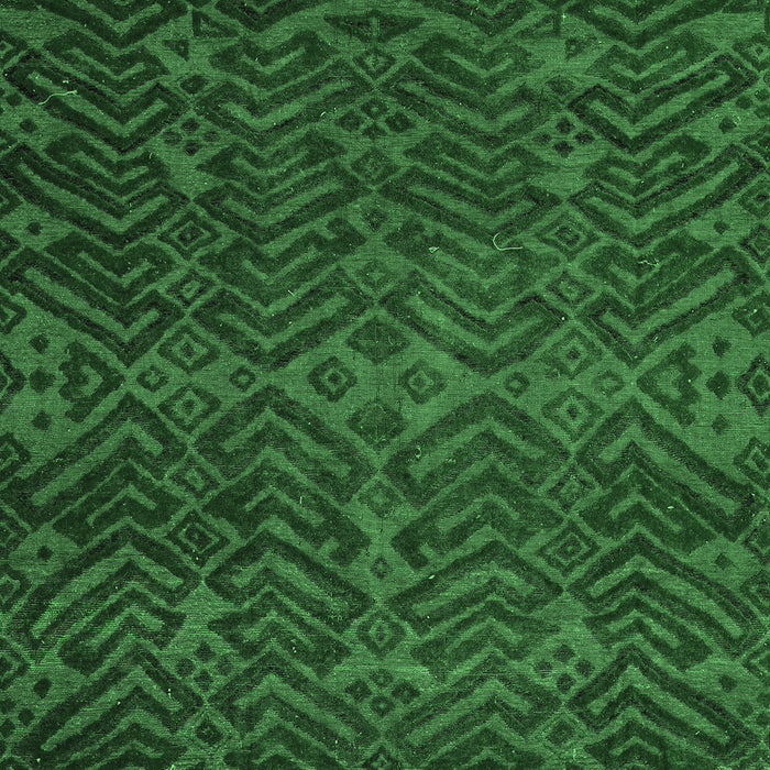 Machine Washable Abstract Emerald Green Modern Area Rugs, wshabs4784emgrn