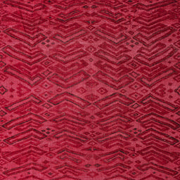 Square Abstract Red Modern Rug, abs4784