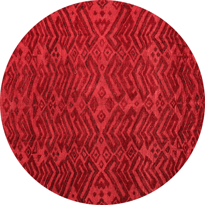 Machine Washable Abstract Red Modern Rug, wshabs4784red