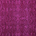 Square Machine Washable Abstract Purple Modern Area Rugs, wshabs4784pur