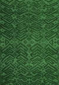 Abstract Emerald Green Modern Rug, abs4784emgrn