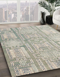 Abstract Desert Sand Beige Modern Rug, abs4785