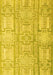 Abstract Yellow Modern Rug, abs4785yw