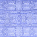 Square Machine Washable Abstract Blue Modern Rug, wshabs4785blu