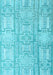 Machine Washable Abstract Light Blue Modern Rug, wshabs4785lblu