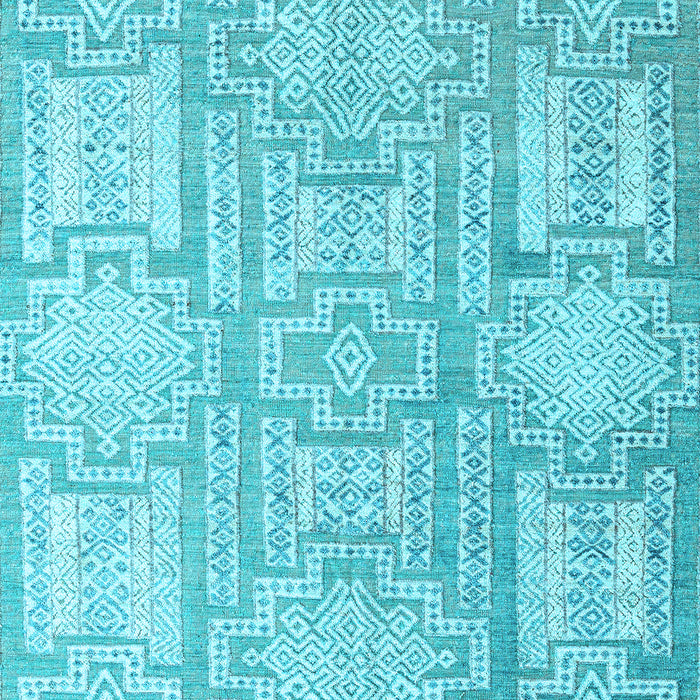 Machine Washable Abstract Light Blue Modern Rug, wshabs4785lblu