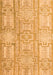 Abstract Orange Modern Rug, abs4785org