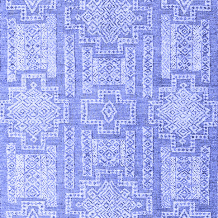 Abstract Blue Modern Rug, abs4785blu