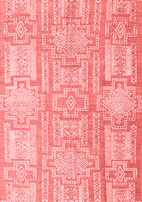 Abstract Red Modern Rug, abs4785red