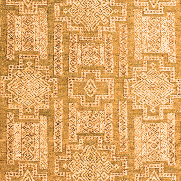 Machine Washable Abstract Orange Modern Area Rugs, wshabs4785org