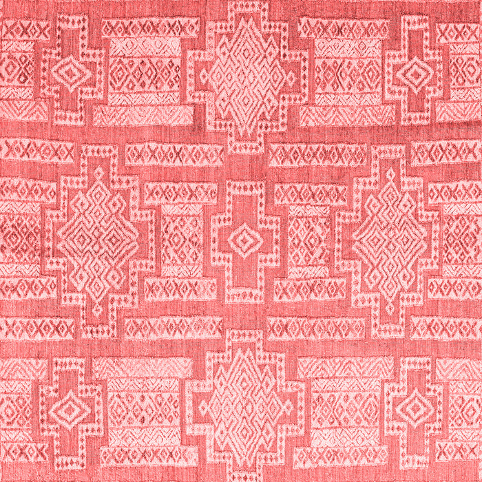 Machine Washable Abstract Red Modern Rug, wshabs4785red