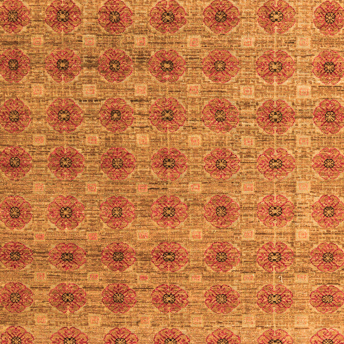 Abstract Orange Modern Rug, abs4786org