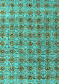 Abstract Turquoise Modern Rug, abs4786turq