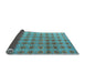 Sideview of Abstract Light Blue Modern Rug, abs4786lblu