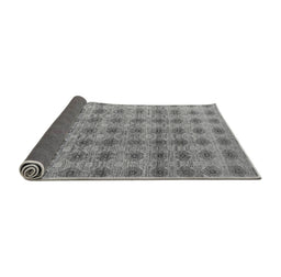 Sideview of Abstract Gray Modern Rug, abs4786gry