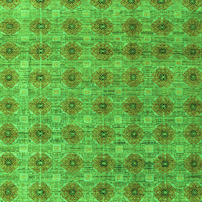 Abstract Green Modern Rug, abs4786grn