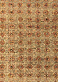 Abstract Brown Modern Rug, abs4786brn