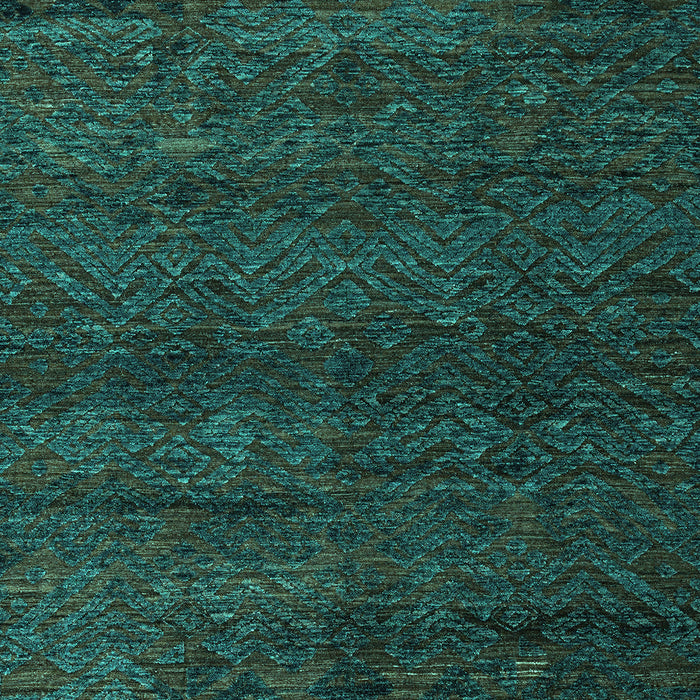 Machine Washable Abstract Turquoise Modern Area Rugs, wshabs4787turq
