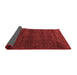 Abstract Red Modern Area Rugs