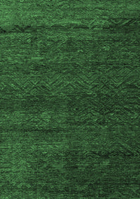 Abstract Emerald Green Modern Rug, abs4787emgrn