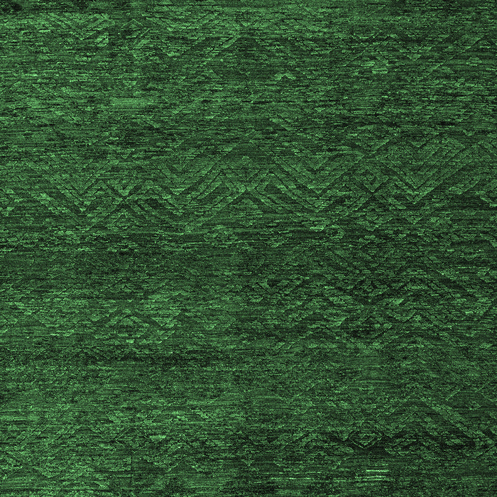 Abstract Emerald Green Modern Rug, abs4787emgrn