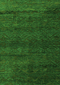 Abstract Green Modern Rug, abs4787grn