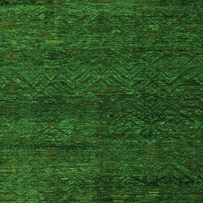 Abstract Green Modern Rug, abs4787grn