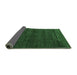 Sideview of Abstract Emerald Green Modern Rug, abs4787emgrn