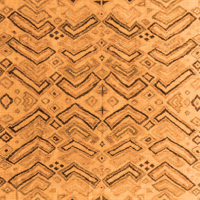 Machine Washable Solid Orange Modern Area Rugs, wshabs4788org