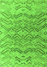 Solid Green Modern Rug, abs4788grn