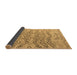 Sideview of Solid Brown Modern Rug, abs4788brn