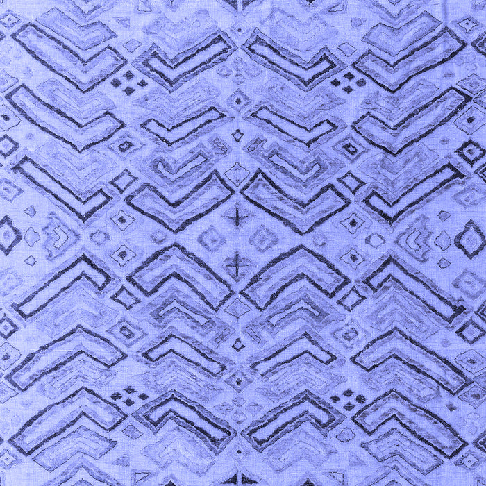 Machine Washable Solid Blue Modern Rug, wshabs4788blu
