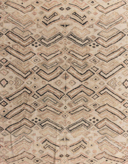 Abstract Dark Almond Brown Solid Rug, abs4788