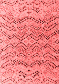 Solid Red Modern Rug, abs4788red