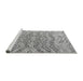 Sideview of Machine Washable Solid Gray Modern Rug, wshabs4788gry