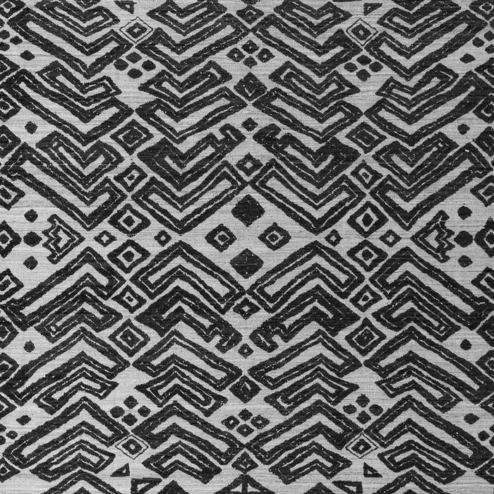 Machine Washable Abstract Gray Modern Rug, wshabs4789gry