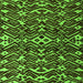 Square Abstract Green Modern Rug, abs4789grn