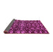 Sideview of Abstract Pink Modern Rug, abs4789pnk