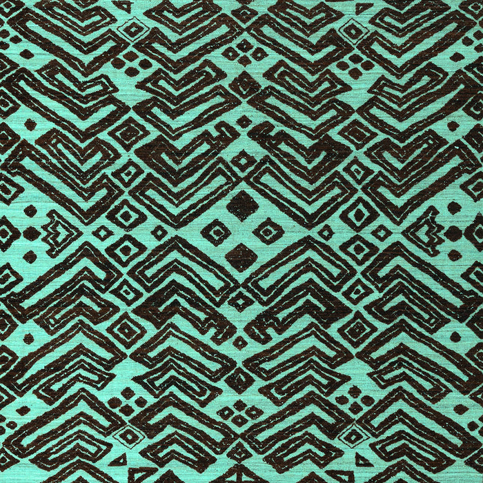 Abstract Turquoise Modern Rug, abs4789turq