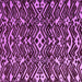 Square Machine Washable Abstract Purple Modern Area Rugs, wshabs4789pur