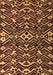 Abstract Brown Modern Rug, abs4789brn