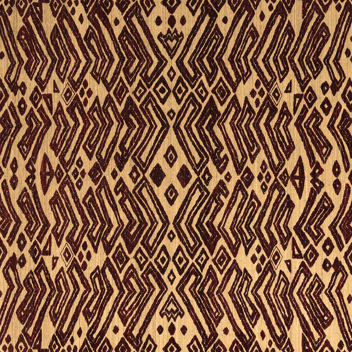 Square Machine Washable Abstract Brown Modern Rug, wshabs4789brn